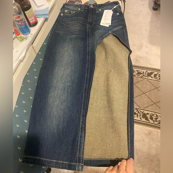 True Religion UO Exclusive Denim Maxi Skirt - Picture 6 of 16